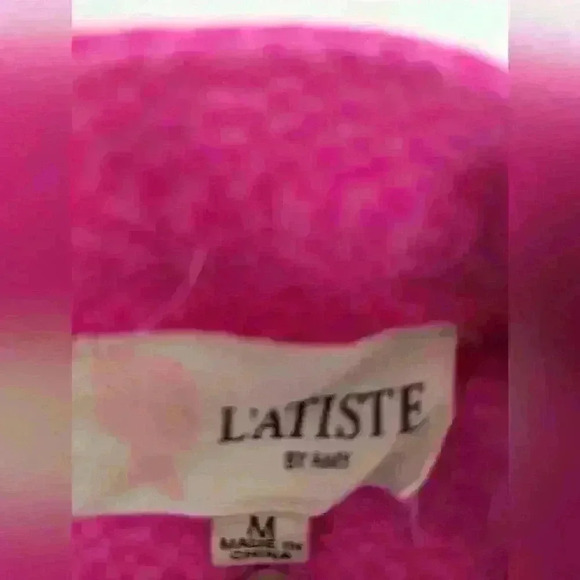 Hot  Pink Mini Dress great for Prom - size medium - Picture 2 of 5